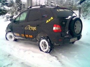 První vůz firmy OK TAXI Jeseník - rok 2002