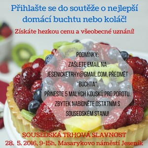 Přihlašte se do soutěže o nejlepší domácí buchtu nebo koláč!