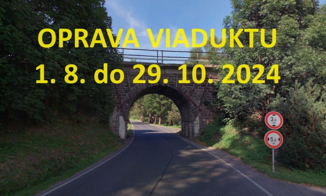 Oprava viaduktu v Lipové lázních omezí průjezd na páteřní komunikaci na Žulovsko a Javornicko