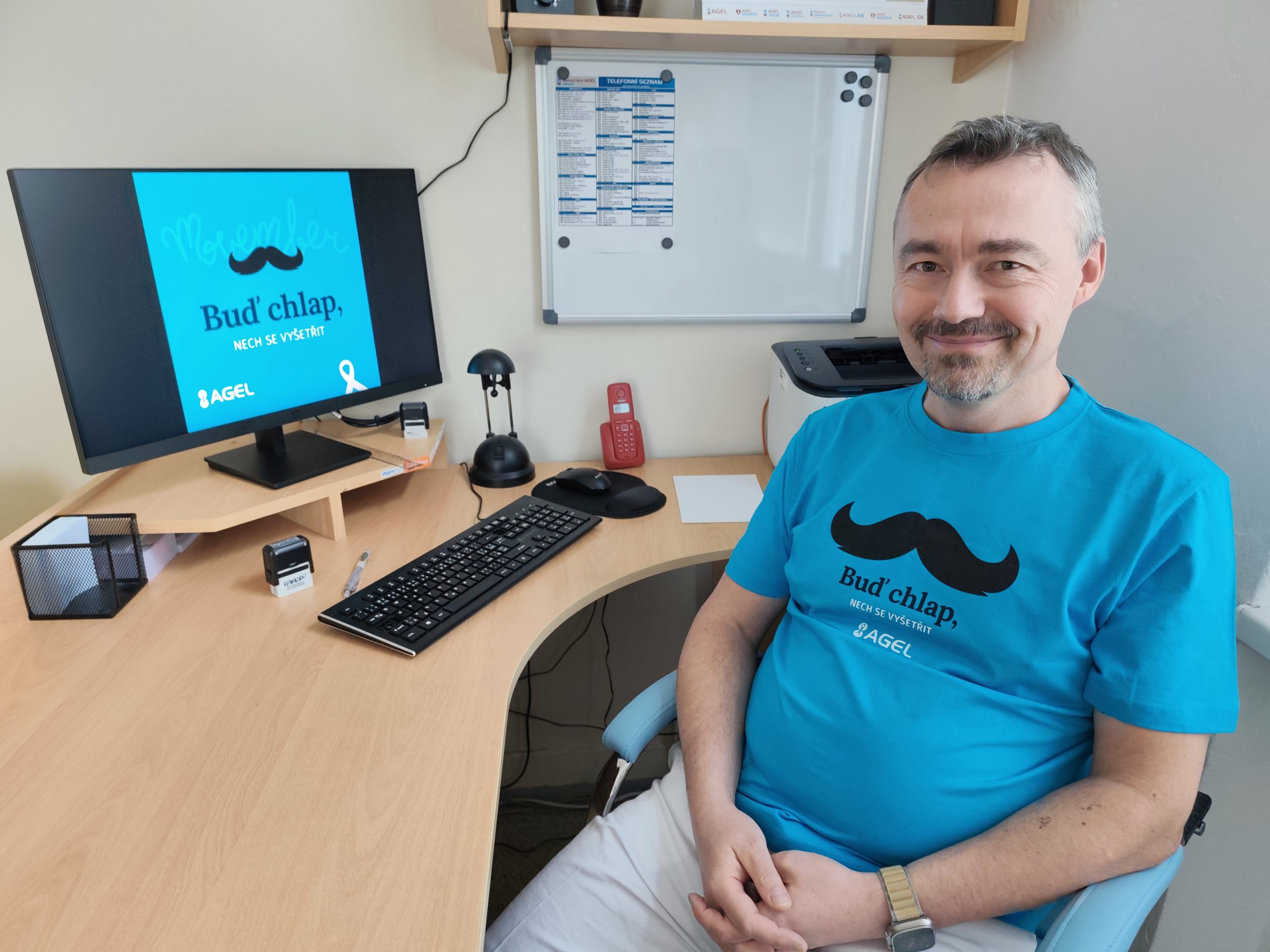 MOVEMBER: Listopad – měsíc knírů a zdravé prostaty